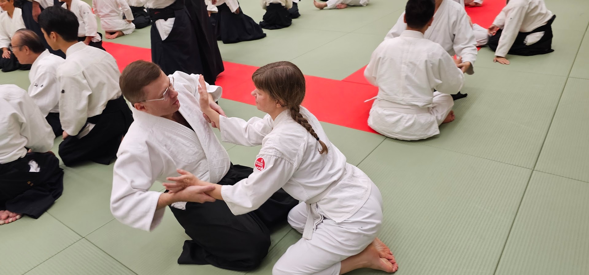 דימה צ'ולקין מתאמן במחנה באוסקה